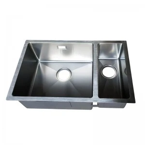 Elegant styl, Groot en klein dubbel Bowl, Saanlose staal sink