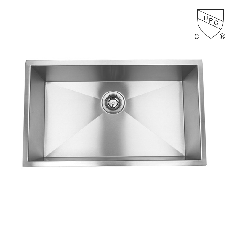 32 Inch Elegent Ontwerp enkele Bowl stainless Steel Kitchen Sink