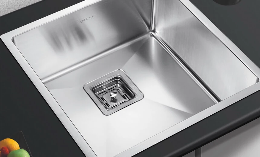 one bowl stainless steel sink