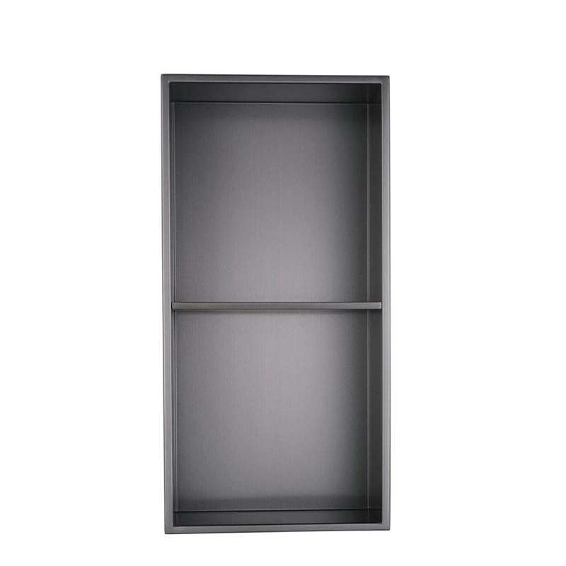 12 x 24 Duim met Shelf Swart Niche